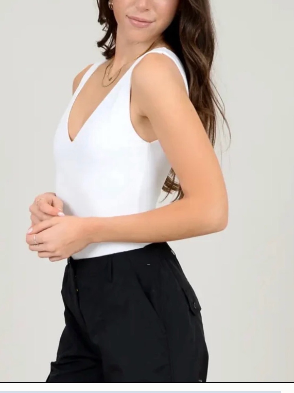 New Second Skin by RD Style Valentina Double V Bodysuit size Sx